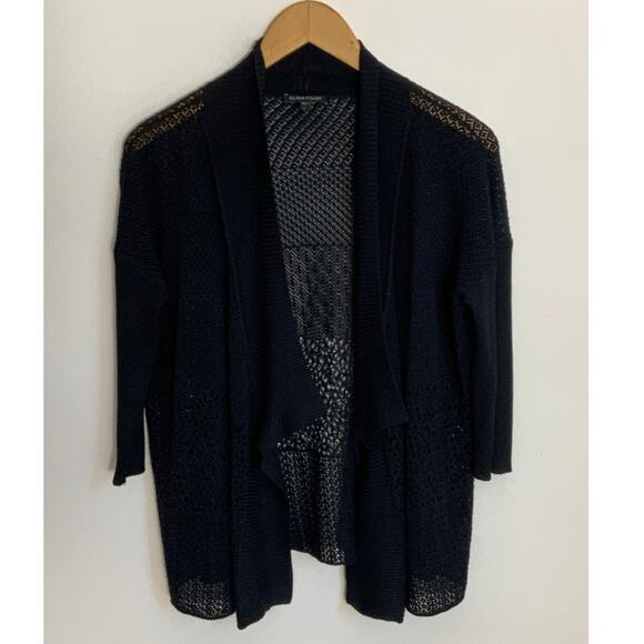 Eileen Fisher Silk Blend‎ Open front cardigan - Picture 1 of 6